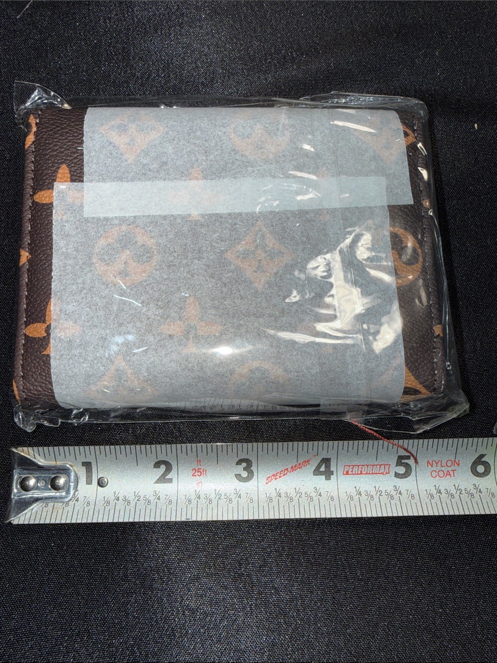 Monogram Bi-Fold Wallet in Brown